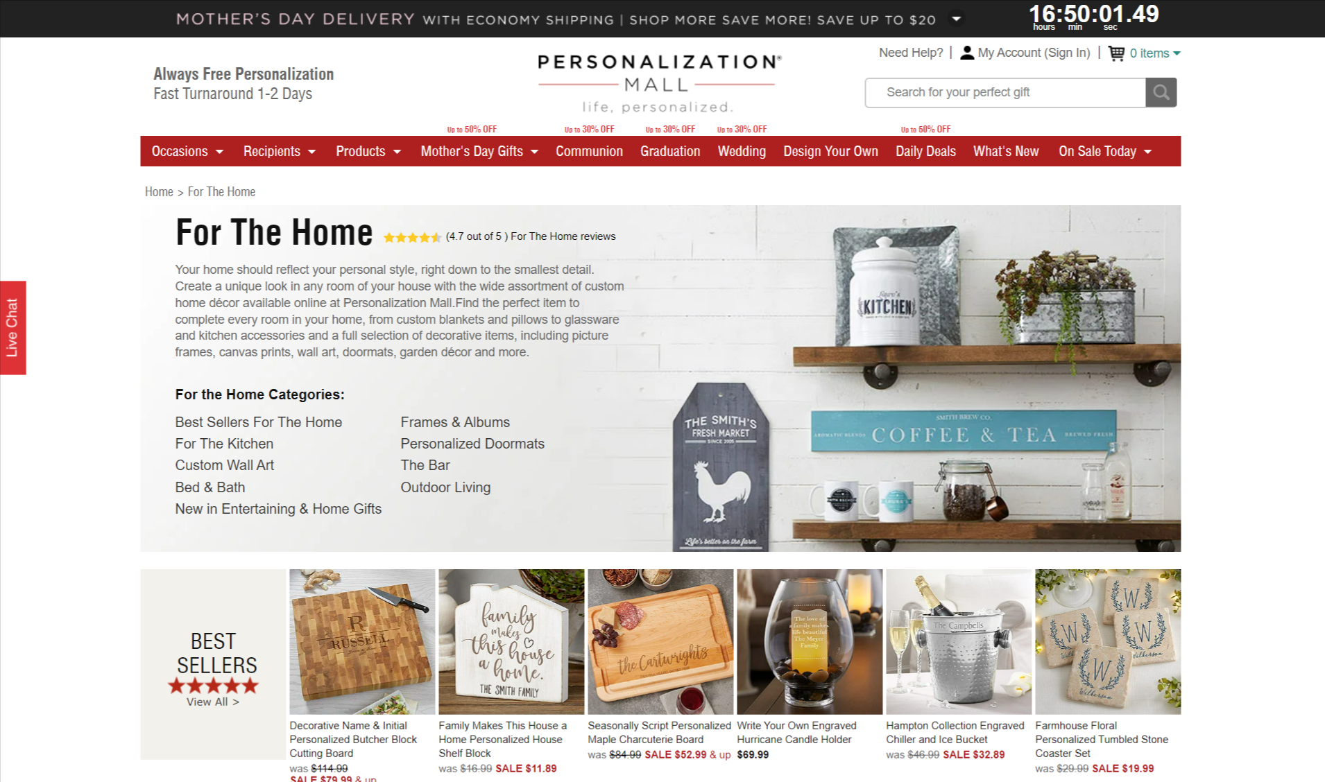 Personalization Mall offers