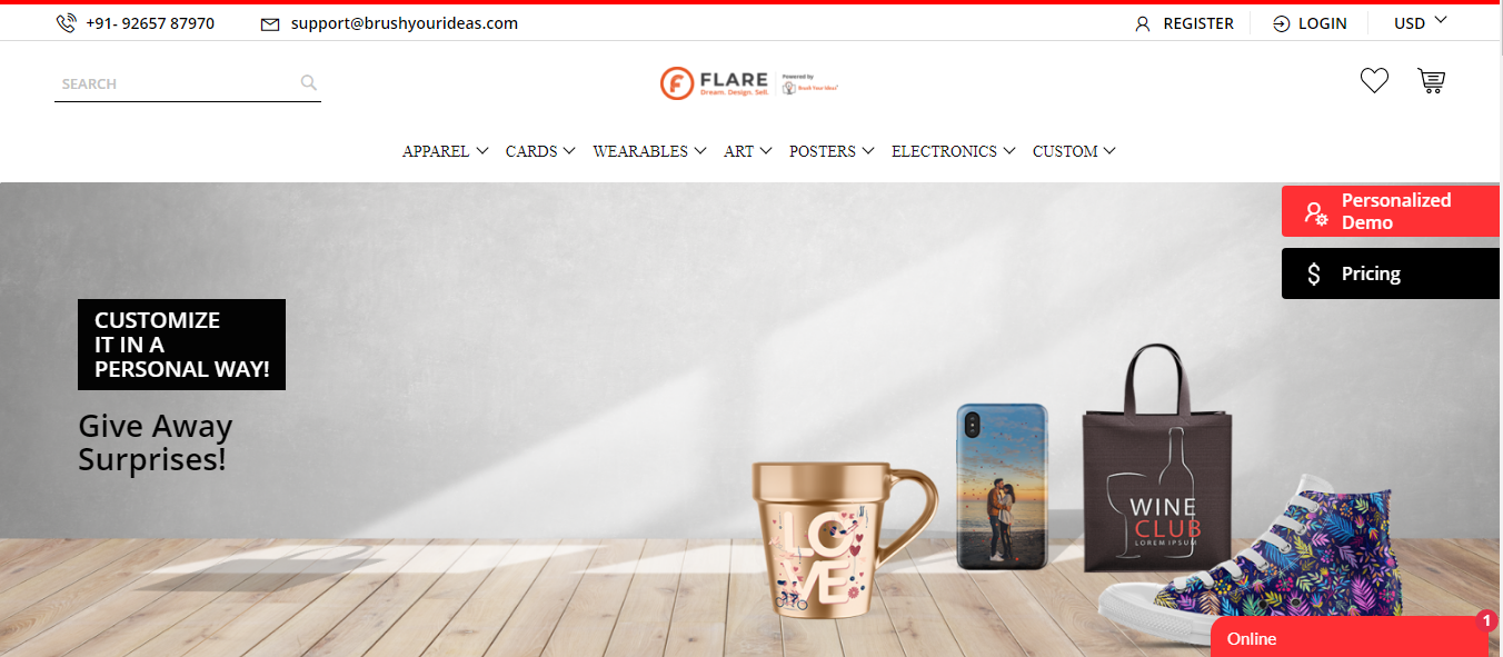 PrintXpand Web-to-print Store