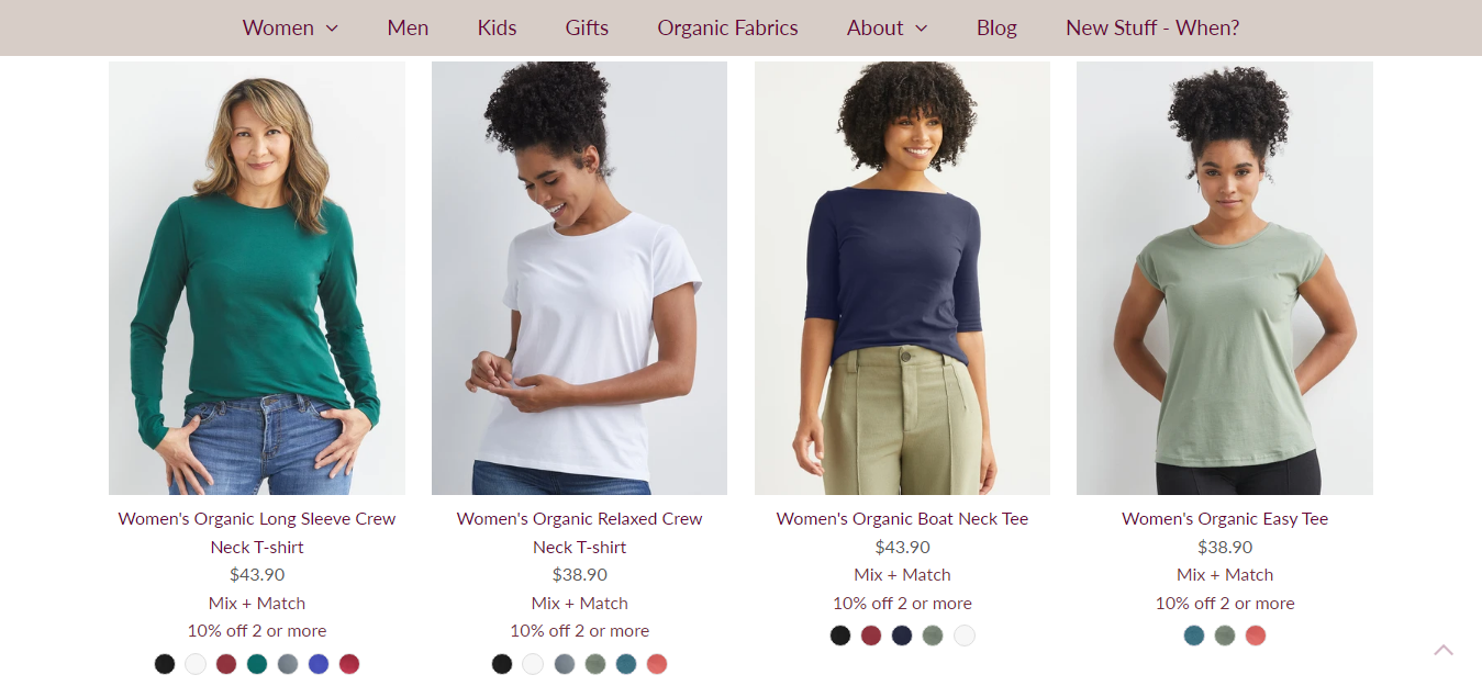 Women Organic Cotton Fair Indigo