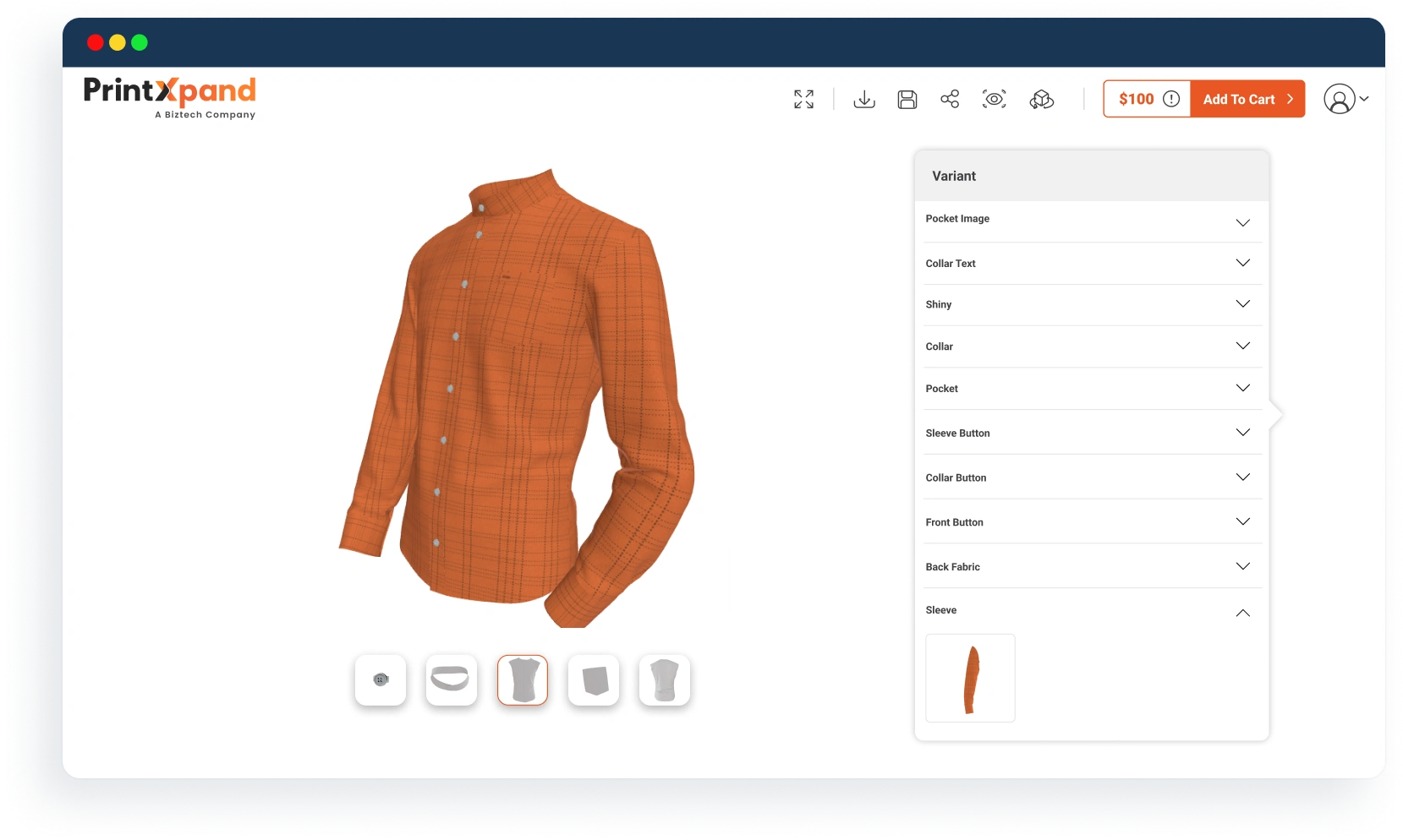 Shirts 3D Configurator