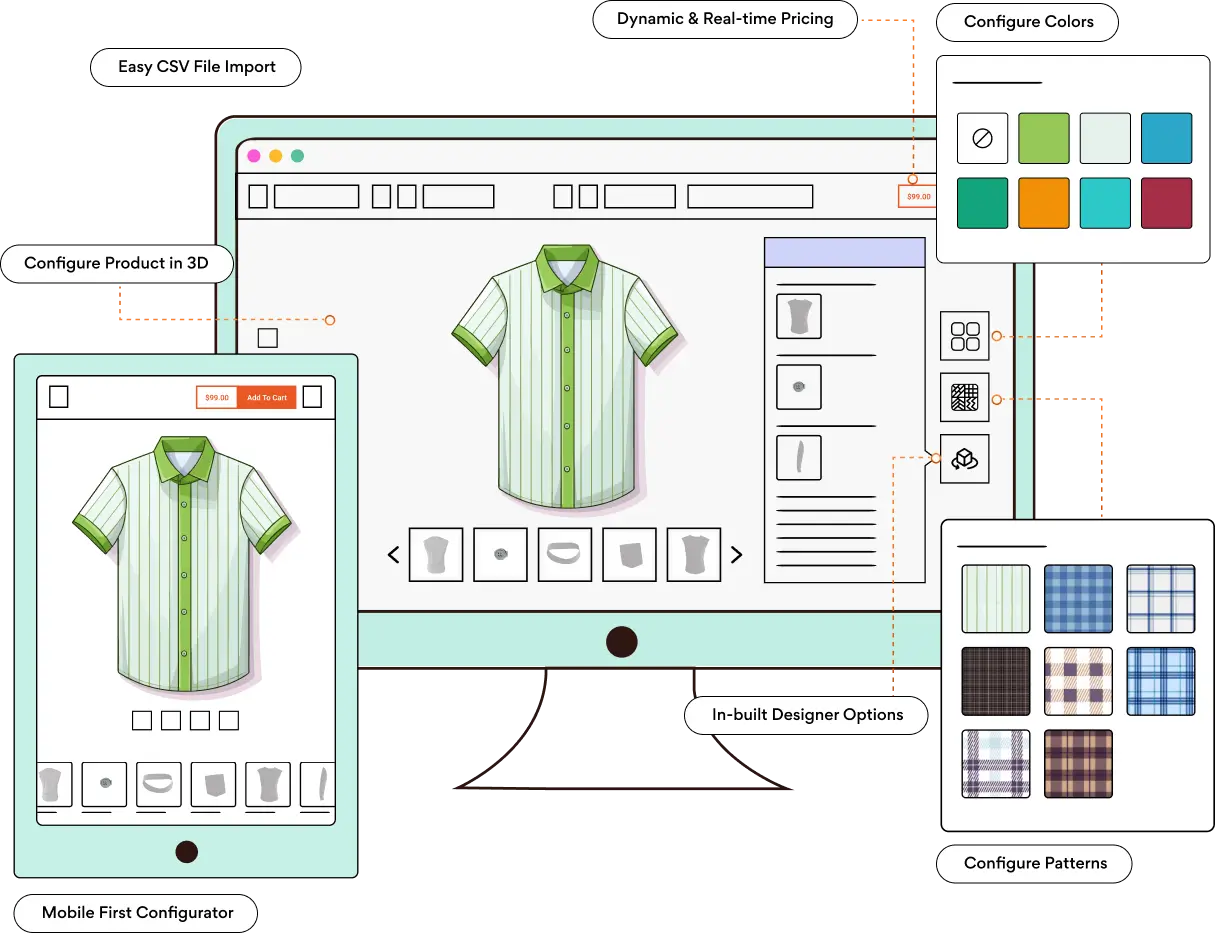 3D Shirt Configurator: Harness the Power of 360 Configuration