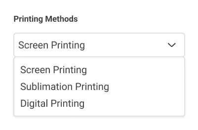 Printing Methods