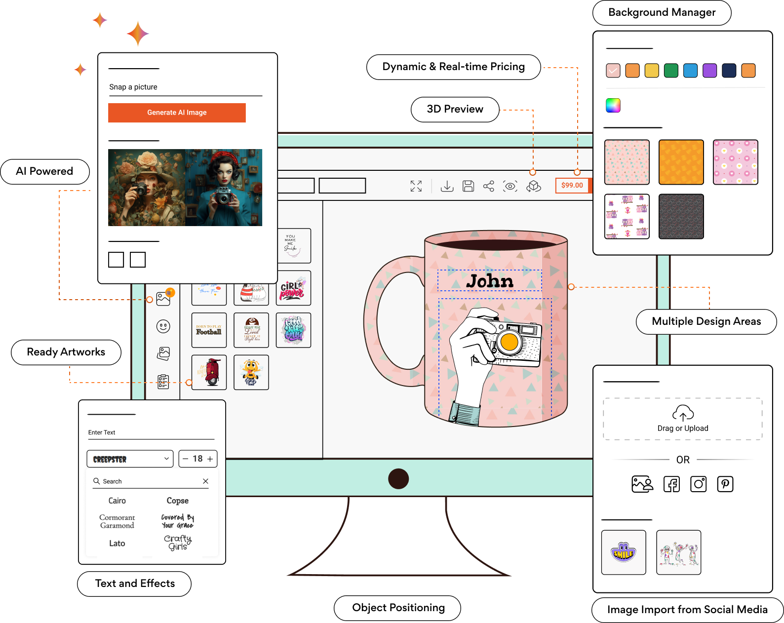 Mug Design Tool - Simplify Mug Personalization