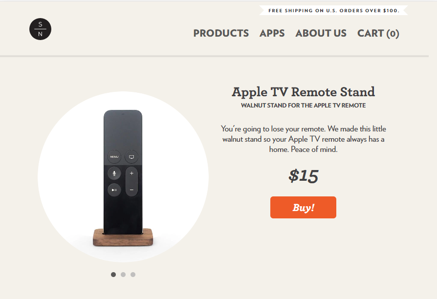 Apple TV remote